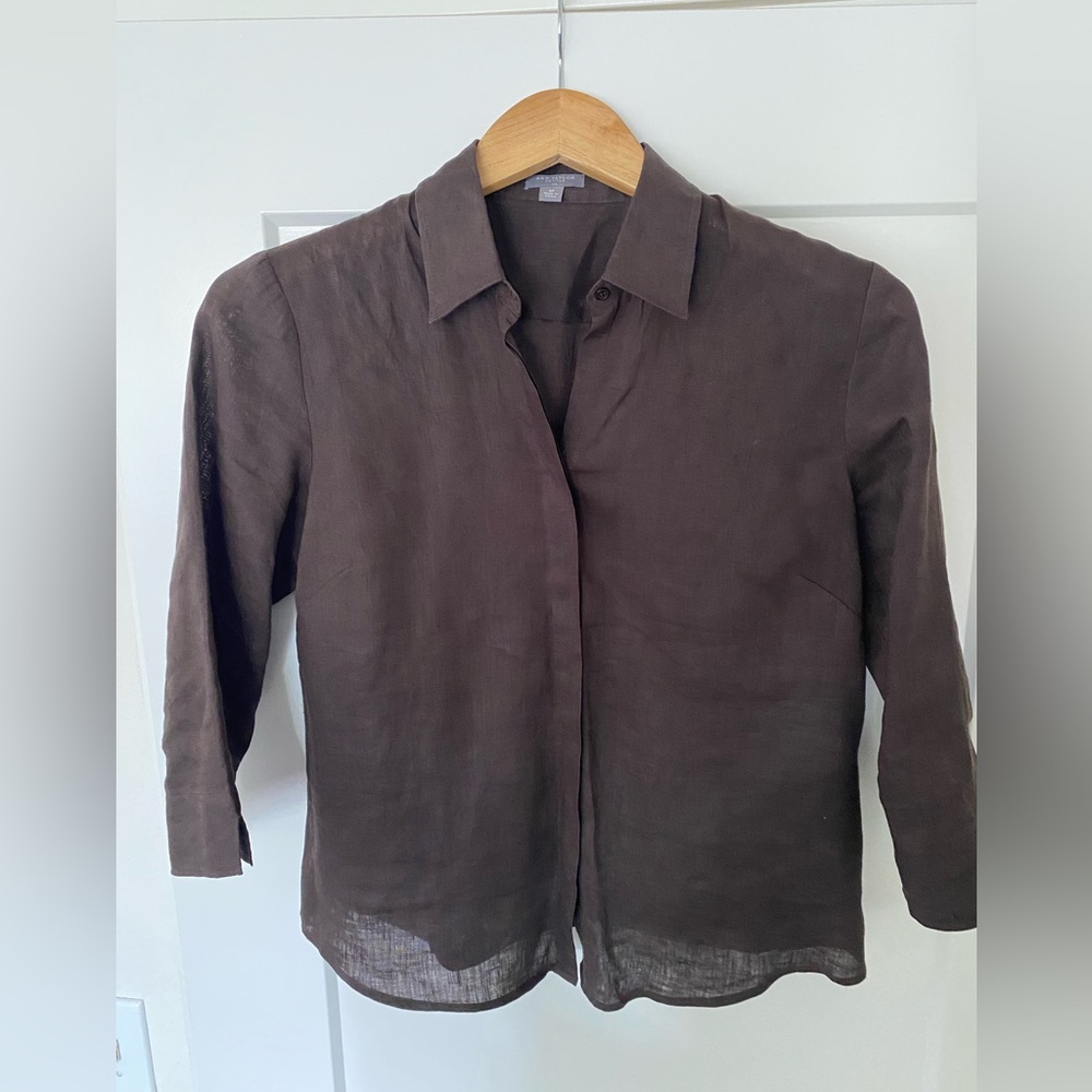 Ann Taylor linen blouse